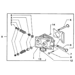 Camshaft Piaggio Liberty 4-stroke up to 2005