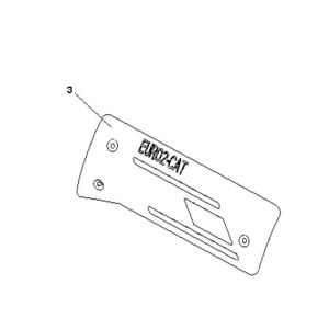 Heat Shield Generic Cracker red 2009 2-stroke 25