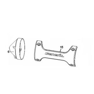 Exhaust heat shield Generic Ideo cream 2007 2-stroke 25