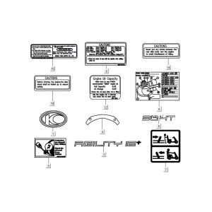 Infosticker Kymco Agility 16'+ 4t matte metalic blue