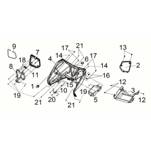 Inner box - under cover Sym Joymax Z 125i E5 2022