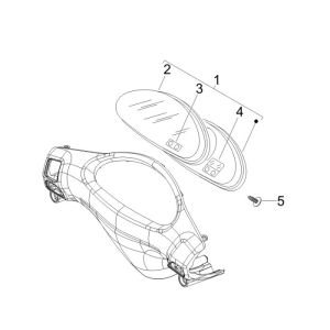 Speedometer Piaggio Fly 2-stroke