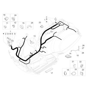 Wiring Harness - Fuses GTS 125 IE