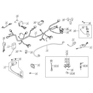 Cable harness Kymco MXU 500