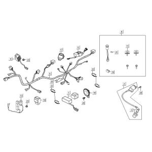Cable harness Kymco Maxxer 90 Black