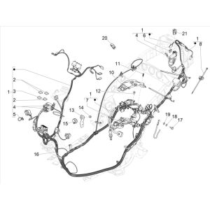 Piaggo Zip 4-stroke wiring harness (euro5 injection IGET)
