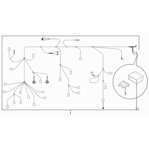 Piaggio Typhoon 50 2-stroke Euro 3 2011 wiring harness