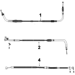 Cables Peugeot Kisbee euro4 from 2018