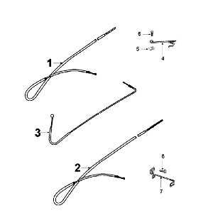 Cables Peugeot Ludix 10 Black
