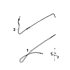 Cables Peugeot Ludix 12 black