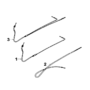 Cables Peugeot Speedfight 2 LC silver