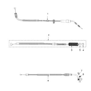 Cables Peugeot Tweet 4-stroke