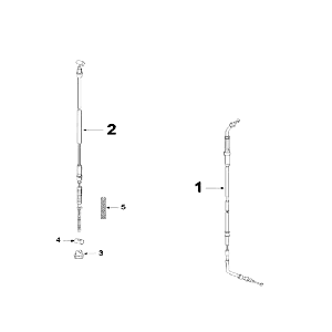 Cables Peugeot V-clic Red
