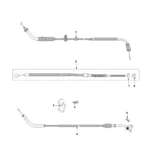 Cables Peugeot Vivacity 3 4-Stroke