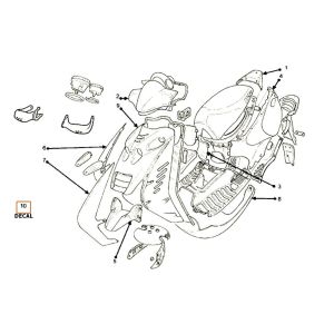 Kapdelen 2 Beta Ark-k AC skull 2010 2-stroke