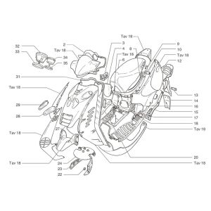 Kapdelen Beta Ark-tribe LC orange 2009 2-stroke