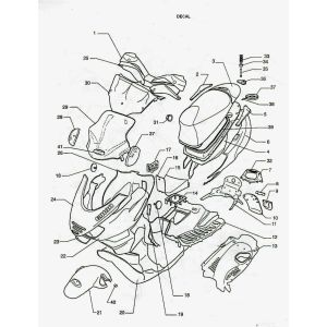 Kapdelen Beta Ycon blue 2005 2-stroke