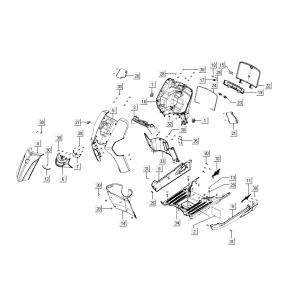 Hoods Kymco Like 4-stroke tecno silver like T T 2015