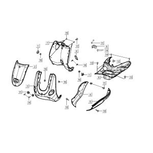 Hoods Kymco Yup 2t ac blue