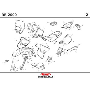 Hoods Rieju RR black 2001 2-Stroke