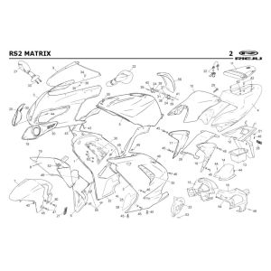 Hoods Rieju Rs2 blue 2005 2-stroke