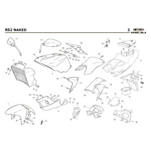 Hoods Rieju Rs2 Naked black 2009 2-stroke