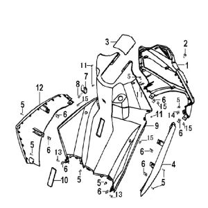 Hood parts for Generic Xor stroke 2009 2-stroke