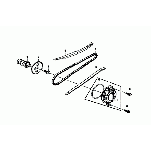 Chain Tensioner Chain Guide Sym MIO 50I