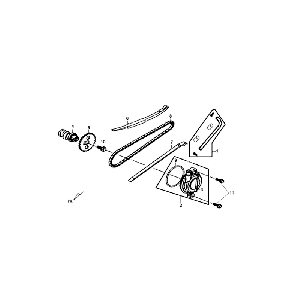 Chain Tensioner Chain Guide Sym Fiddle III Matt Black