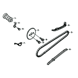 Chain/chain tensioner Sym Symphony ST 200I