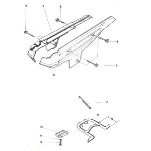 Kettingschermen - standaard Puch Maxi