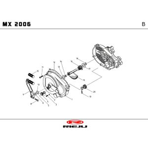 Kickstarter Rieju MX blue 2010 2-Stroke