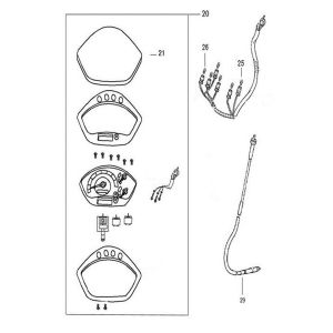 Cockpit-Teller AGM VX50 flat matt anthracite