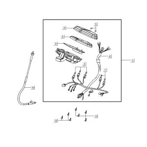 odometer AGILITY 16+ 4T 125 Matte Metallic Silver