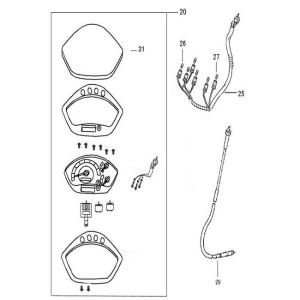 Speedometer - Cockpit AGM VX50i
