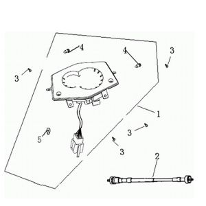Speedometer Generic Roc silver 2010 2-stroke