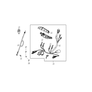 Speedometer Kymco Agility Delivery 4-stroke euro4 black