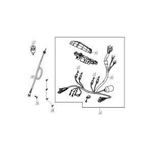 Speedometer Kymco Carry 4-stroke white