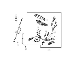 Speedometer Kymco Delivery 4-stroke white