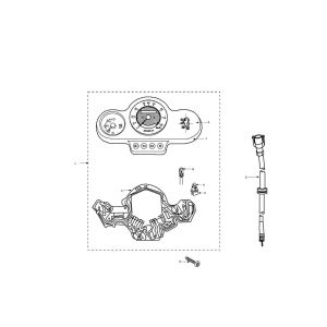 Speedometer Peugeot Speedfight 2 AC E2 2-Stroke