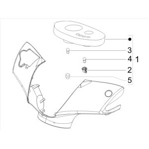 Piaggo Zip 4-stroke odometer (euro5 injection IGET)