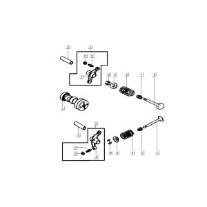 Valves - Camshaft Kymco K-Pipe 4-stroke White