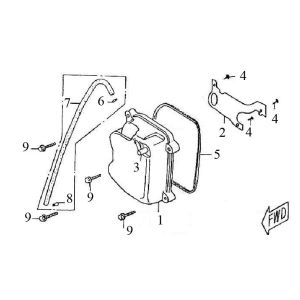 Valve cover Santini Firenze 125cc