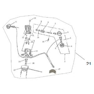 Rear flashing light Rover Exclusive black cream