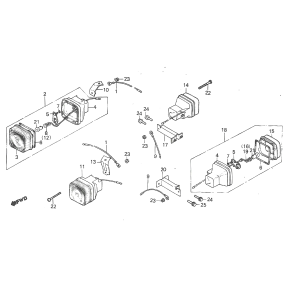 Honda MT50 indicators