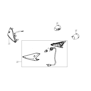 Indicator Kymco Agility Delivery 4-stroke euro4 black