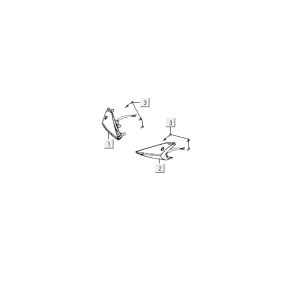 Front flashing light Kymco VP50i injection euro 4 renault brown