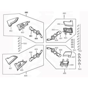 Turn signals Benzhou ZN50QT-36 black