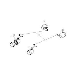 Indicators Kymco Carry 4-stroke injection euro4 white