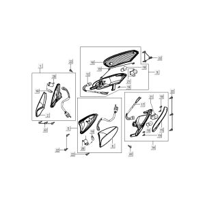 indicators Kymco Grand Dink 2-stroke Silver
